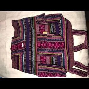 Multicolored backpack